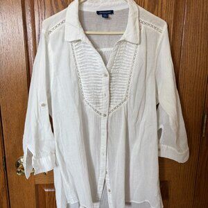 Bondolino button down blouse